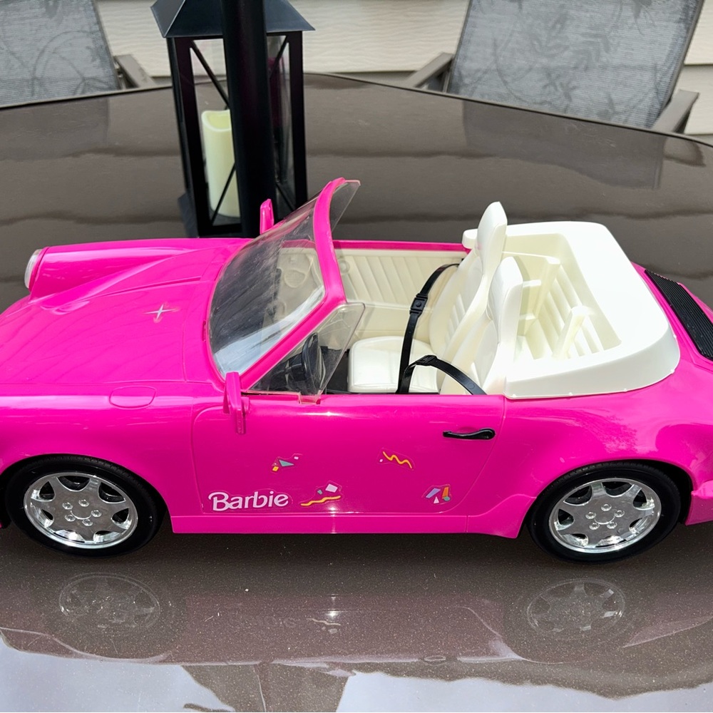 90s Pink Barbie Convertible Car